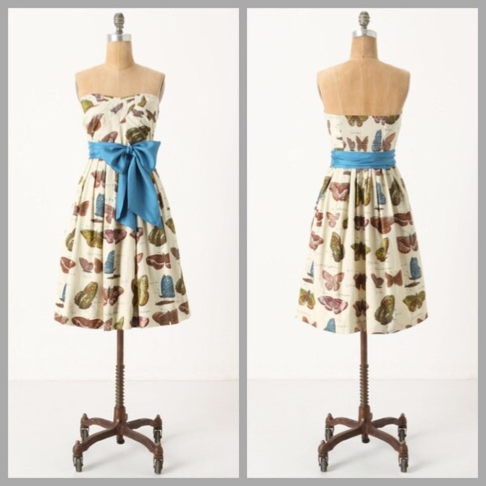 Anthropologie lepidoptera dress